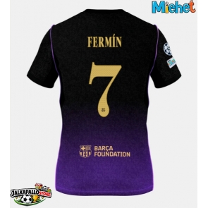 Barcelona Fermin Lopez #7 Vieraspaita 2026-27 Lyhythihainen